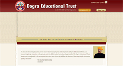 Desktop Screenshot of dograeducationaltrust.com