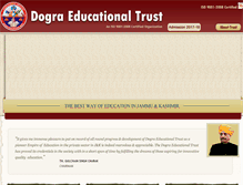 Tablet Screenshot of dograeducationaltrust.com